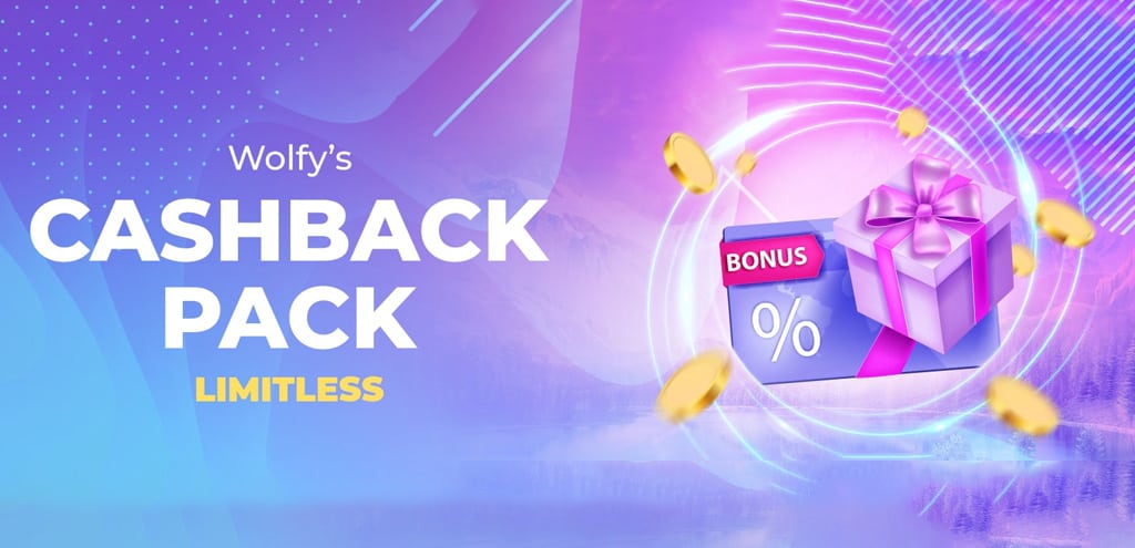 Wolfy Casino Cashback Pack