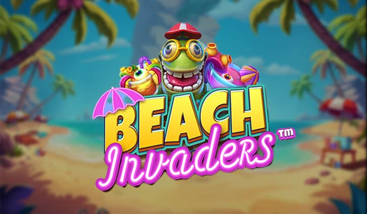 Beach invaders slot cover image