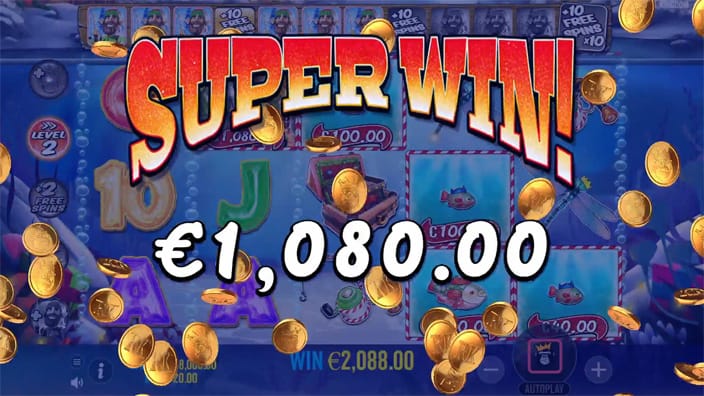 Big Bass Christmas Bash slot big win