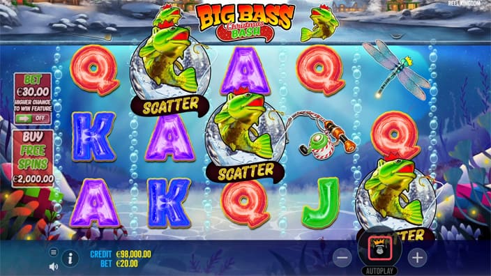 Big Bass Christmas Bash slot free spins