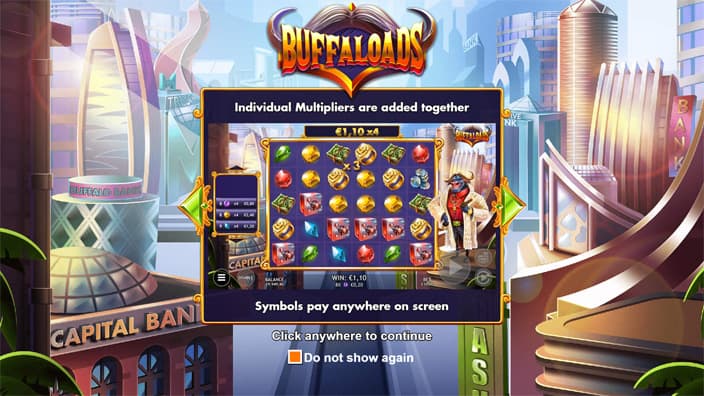 Buffaloads slot features