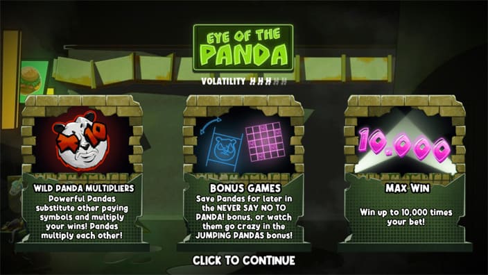 Eye of the Panda slot features