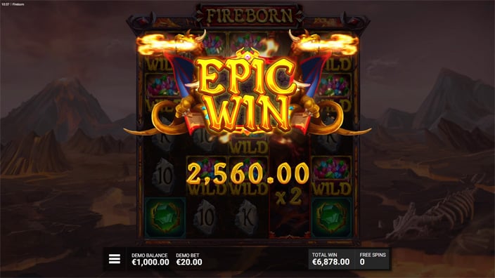 Fireborn slot big win
