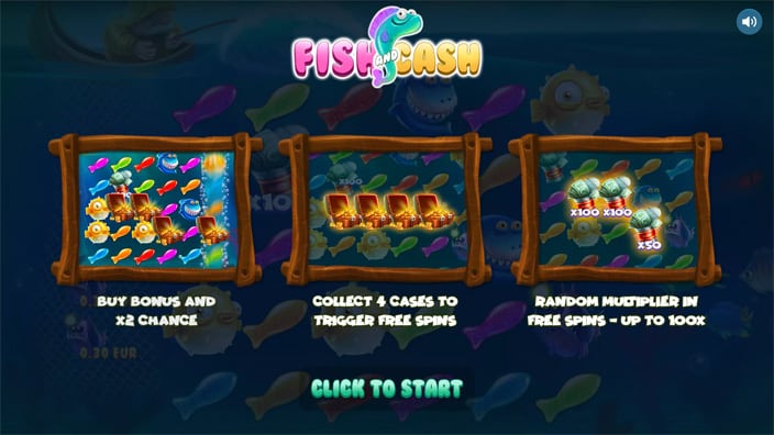 Fish and Cash slot features