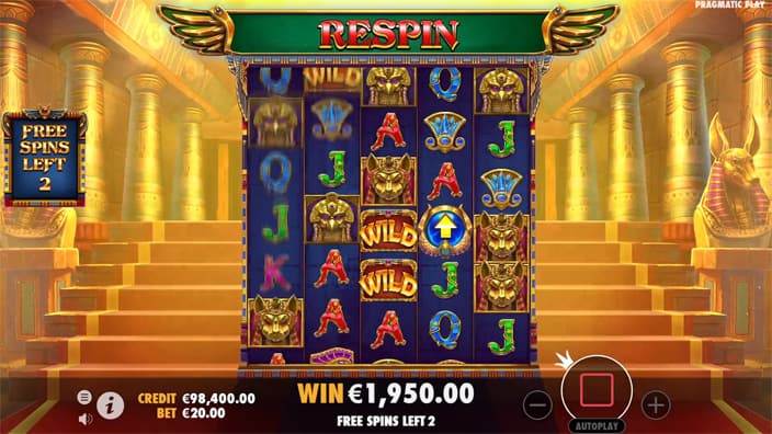 Nile Fortune slot features mystery modifiers