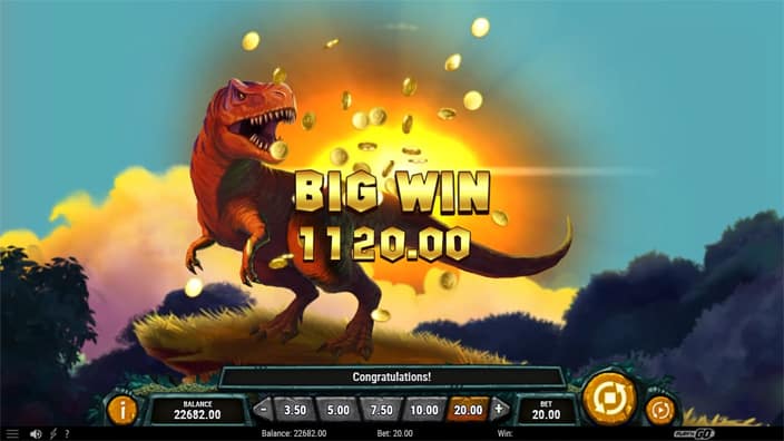 Raging Rex 3 slot big win