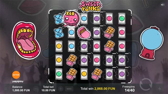Sweet Punks slot feature multiplier