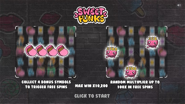 Sweet Punks slot features