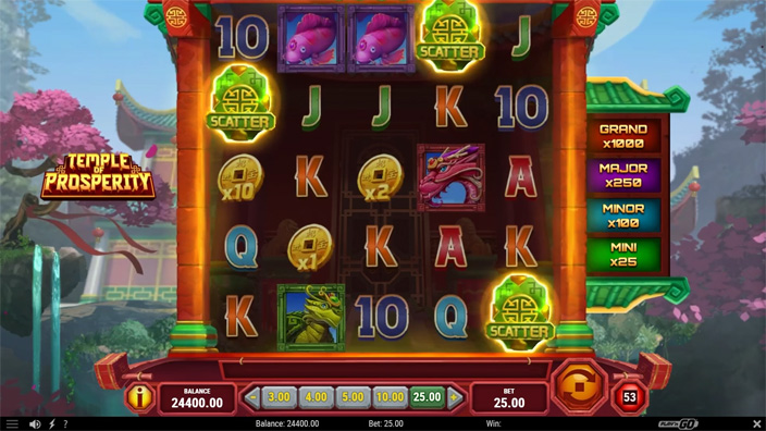 Temple of Prosperity slot free spins
