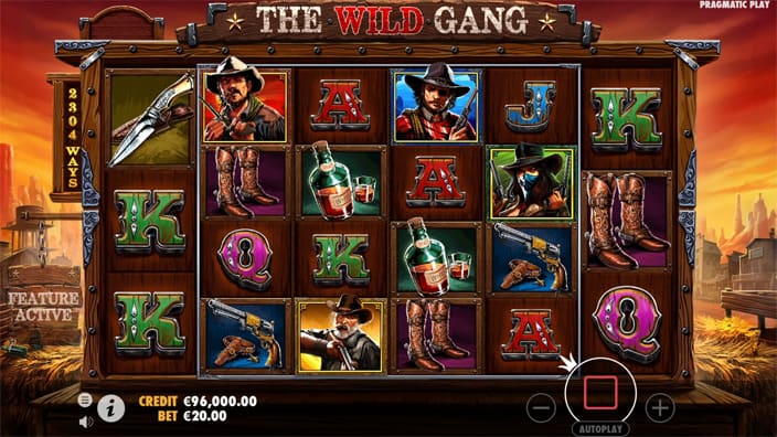 The Wild Gang slot free spins