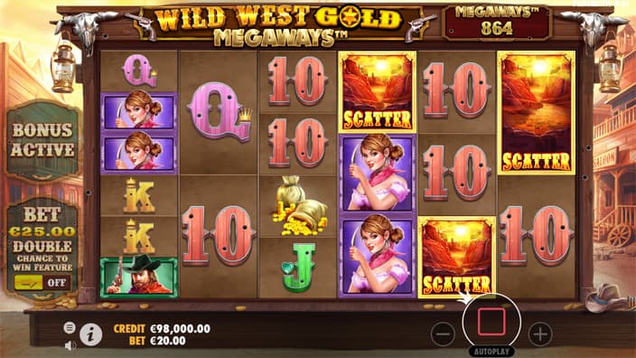 Wild West Gold Megaways slot free spins
