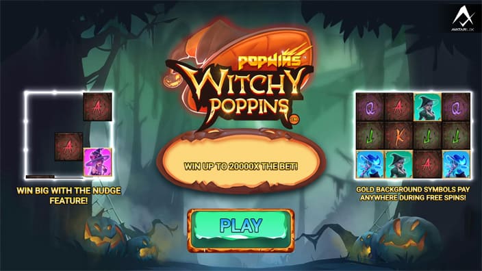 WitchyPoppins slot features