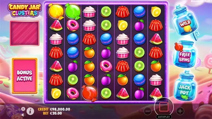 Candy Jar Clusters slot free spins