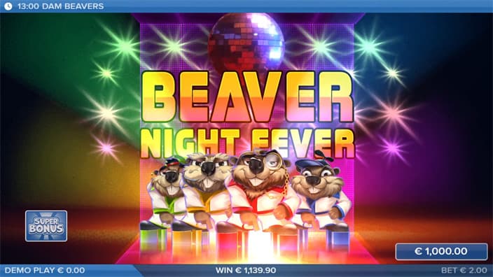Dam Beavers slot feature beaver night fever