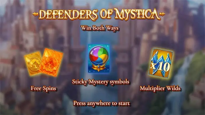 Defenders of Mystica slot features