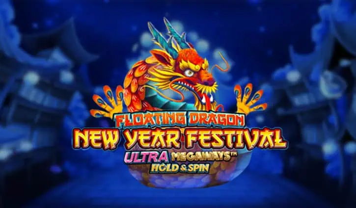 Floating Dragon New Year Festival Ultra Megaways Hold & Spin slot cover image
