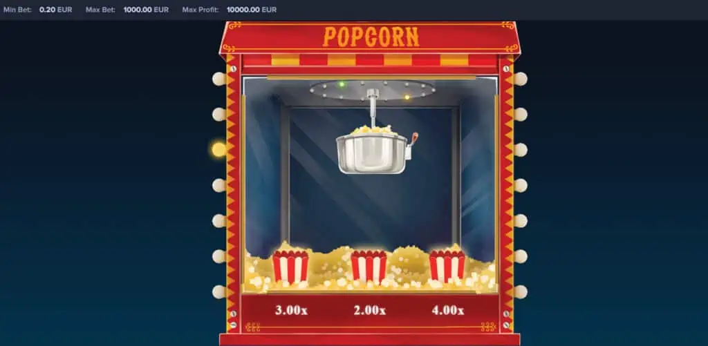 Freshbet minigames popcorn