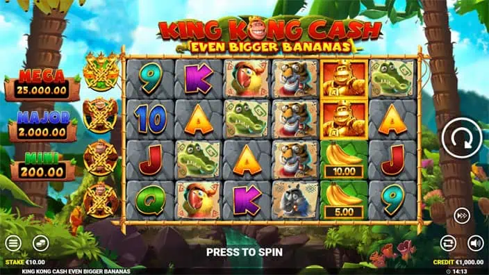 King Kong Cash Even Bigger Bananas slot 1