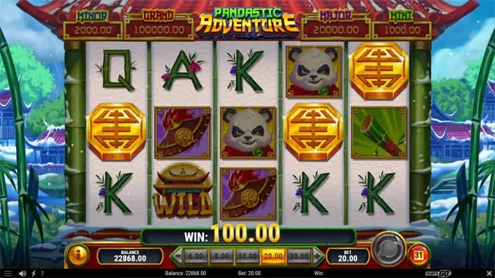 Pandastic Adventure slot free spins