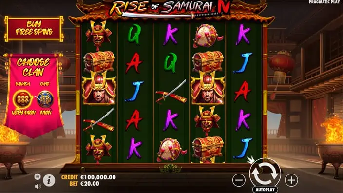 Rise of Samurai 4 slot