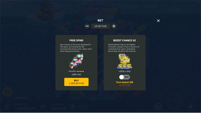 Arctic Fish and Cash slot bonus buy