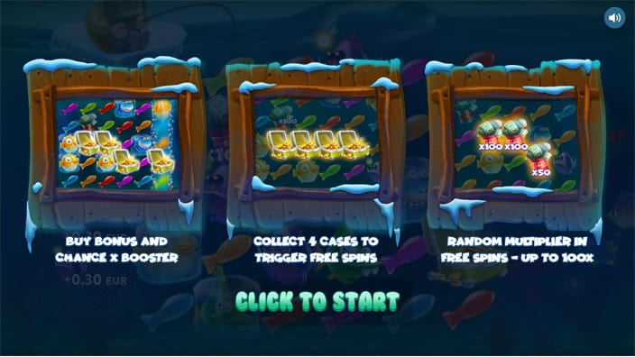 Arctic Fish and Cash slot features