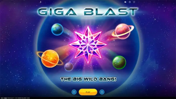 Giga Blast slot features