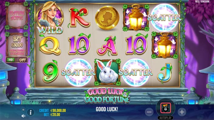 Good luck and Good Fortune slot free spins