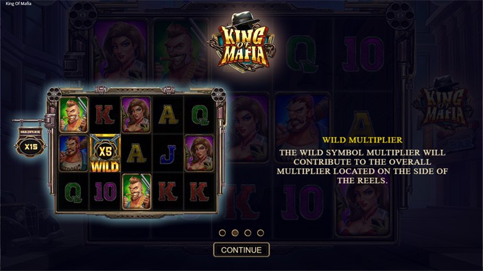 King of Mafia slot features