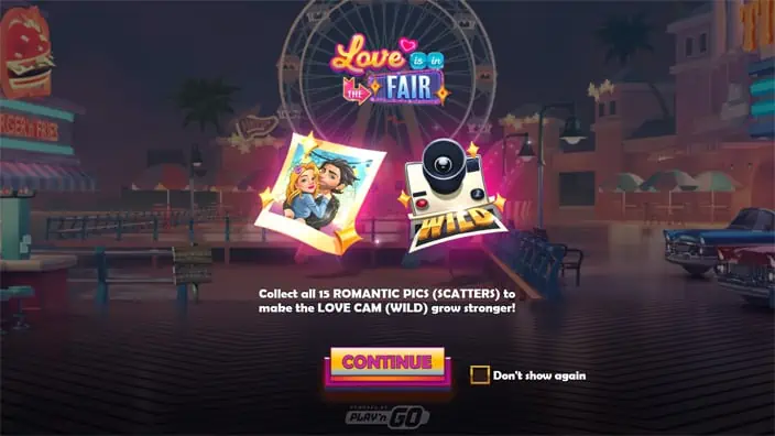 Love is in the Fair slot features