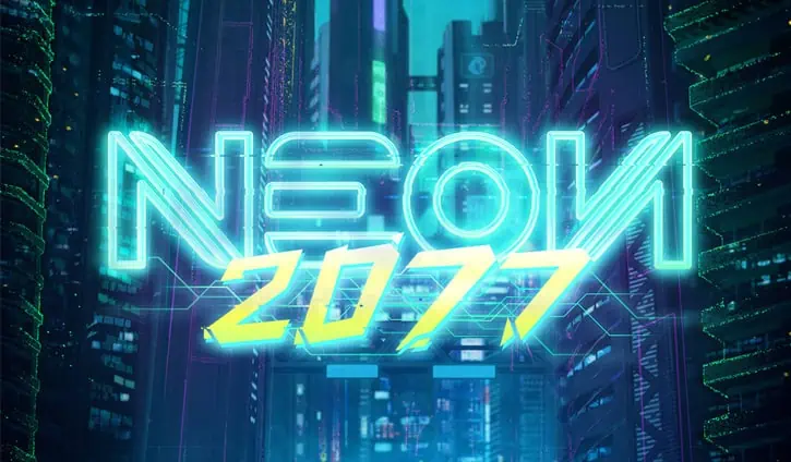 Neon 2077 slot cover image