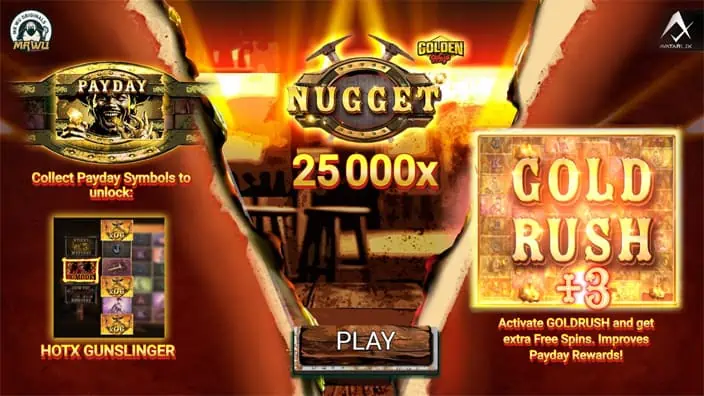 Nugget slot features