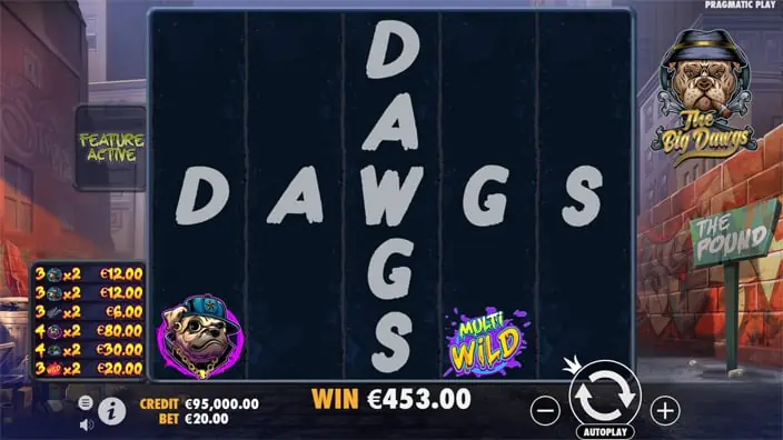 The Big Dawgs slot free spins