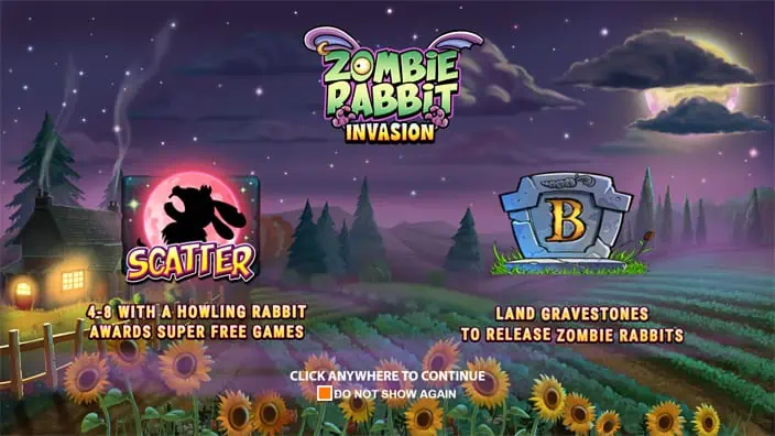 Zombie Rabbit Invasion slot features