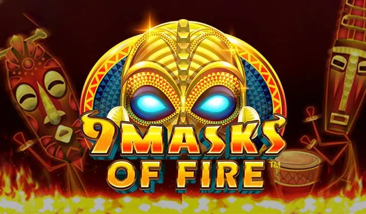 9 Masks of Fire slot cover image