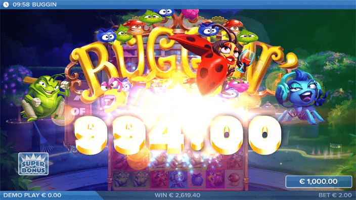 Buggin slot big win