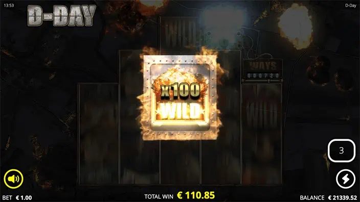 D Day slot feature Atomic Wild