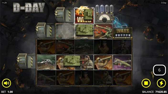 D Day slot feature panzer