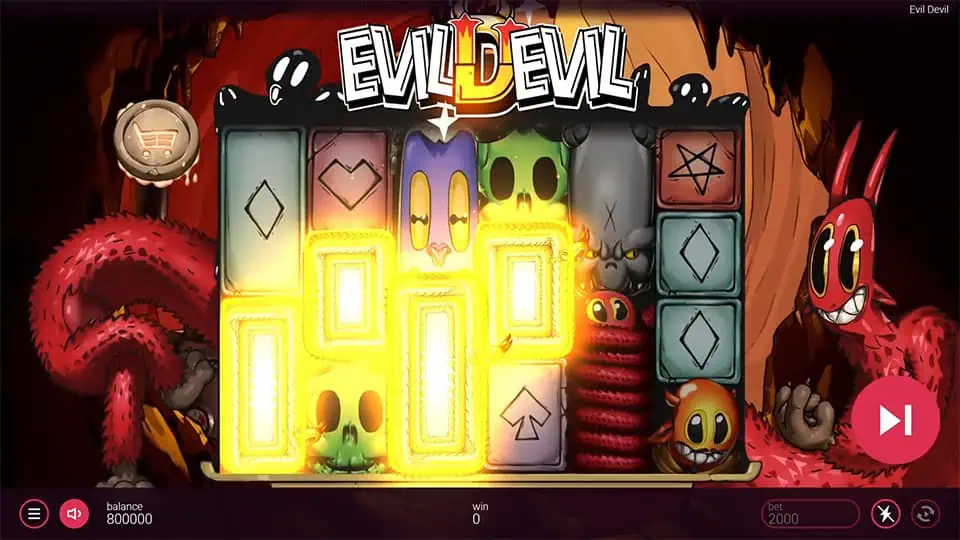 Evil Devil slot free spins