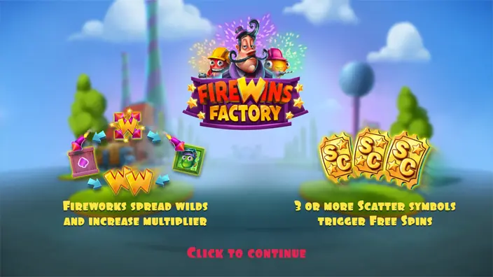 Firewins Factory slot features