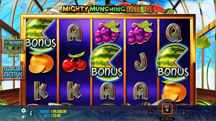 Mighty Munching Melons slot free spins