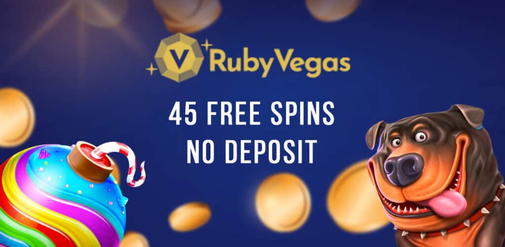 Ruby vegas no deposit free spins offer
