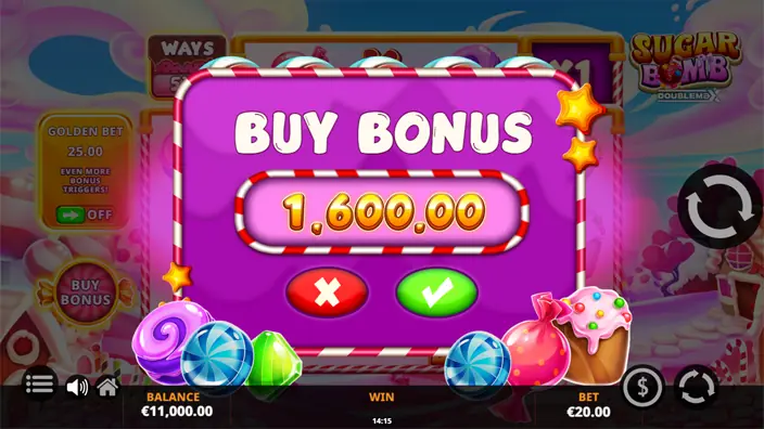 Sugar Bomb DoubleMax slot bonus buy