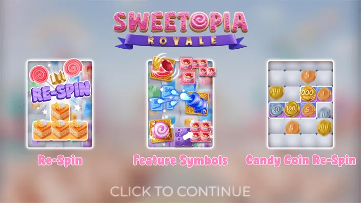 Sweetopia Royale slot features
