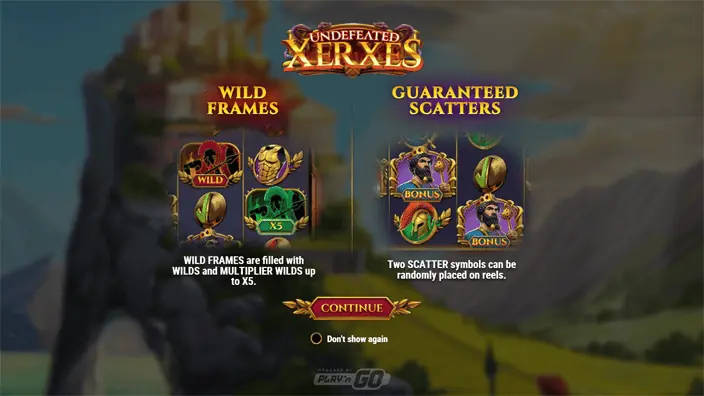 Undefeated Xerxes slot features