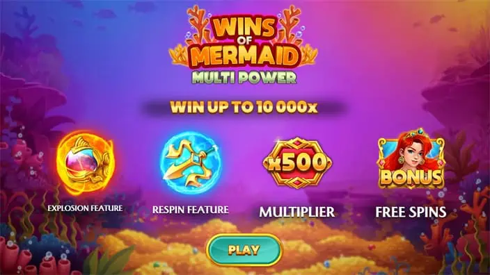 Wins of Mermaid MultiPower slot features