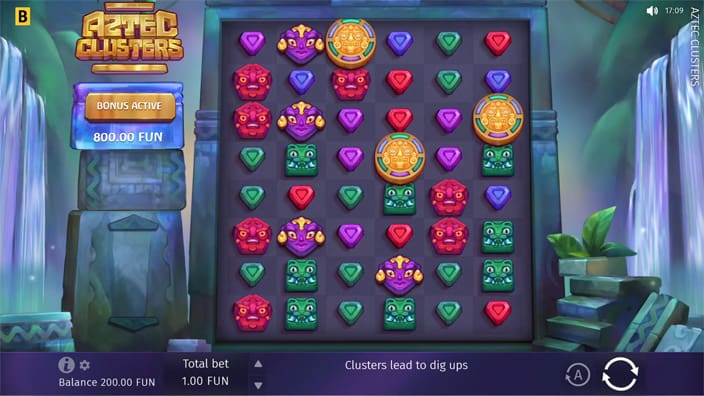 Aztec Clusters slot free spins