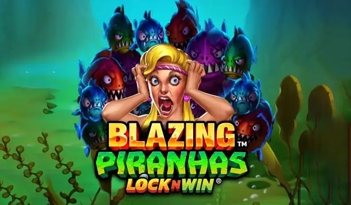 Blazing Piranhas slot cover image