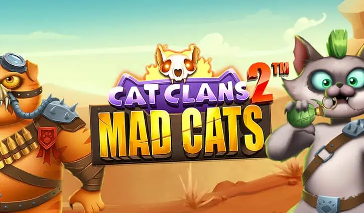 Cat Clans 2 Mad Cats slot cover image