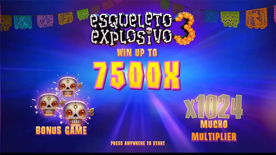 Esqueleto Explosivo 3 slot features